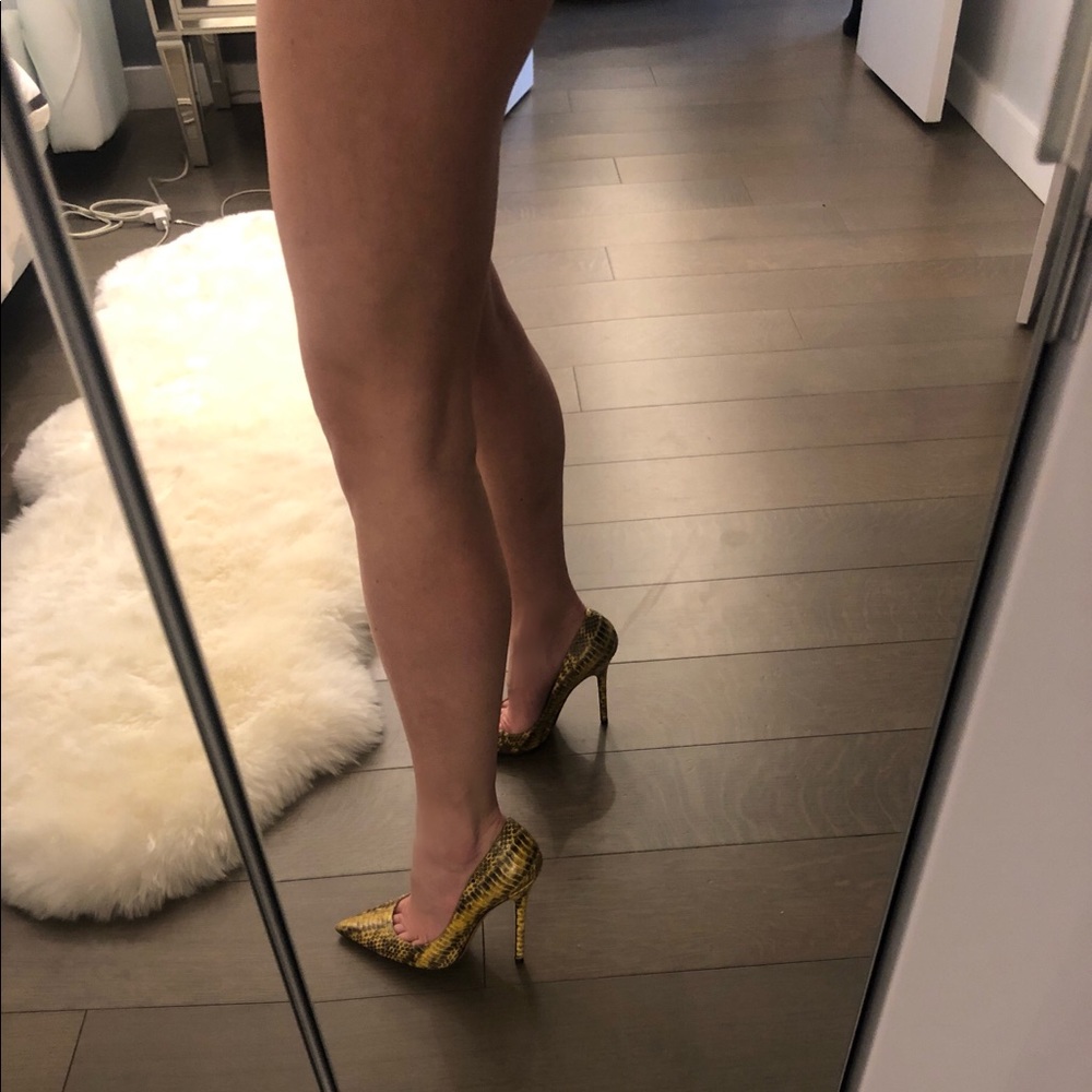 Jimmy Choo Anouk Python Leather Pumps - image 7